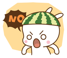 Watermelon Bunny sticker #214683