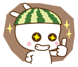 Watermelon Bunny sticker #214686
