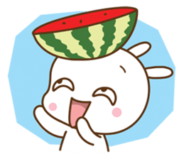 Watermelon Bunny sticker #214687