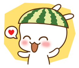 Watermelon Bunny sticker #214689