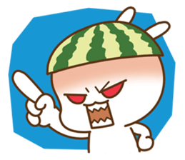 Watermelon Bunny sticker #214691