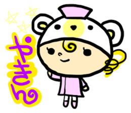 Headdress bear sticker #214859