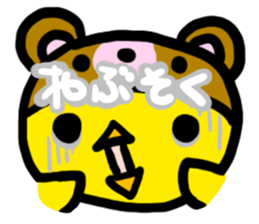 Headdress bear sticker #214864