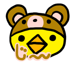 Headdress bear sticker #214865