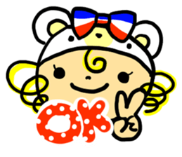 Headdress bear sticker #214867
