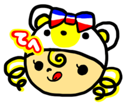 Headdress bear sticker #214868