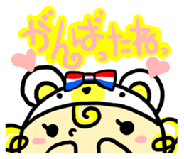 Headdress bear sticker #214874