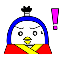 penguin samurai sticker #215893