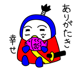 penguin samurai sticker #215899