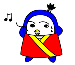 penguin samurai sticker #215905