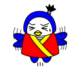 penguin samurai sticker #215906