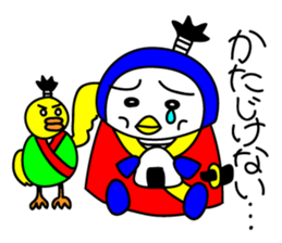 penguin samurai sticker #215916