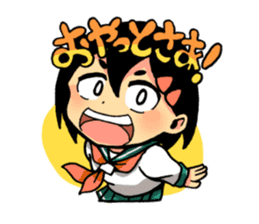 The world of kagosima-valve by YOINEKO sticker #216023