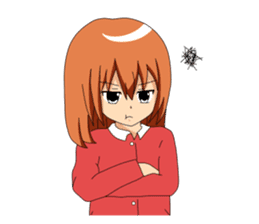 Twins sister stamp sticker #216095