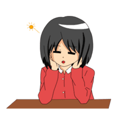 Twins sister stamp sticker #216099