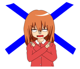 Twins sister stamp sticker #216103