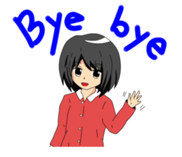 Twins sister stamp sticker #216115