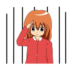 Twins sister stamp sticker #216117