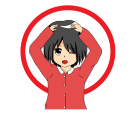 Twins sister stamp sticker #216122