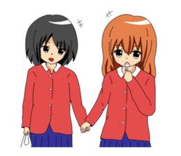 Twins sister stamp sticker #216132