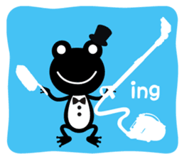 Loose frog sticker #216590