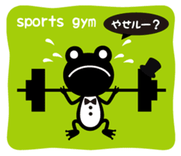 Loose frog sticker #216594