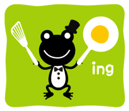 Loose frog sticker #216599