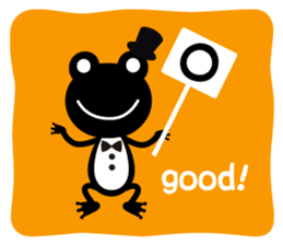 Loose frog sticker #216611