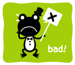 Loose frog sticker #216612