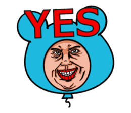 Balloon to annoy the people who saw. 3 sticker #216630