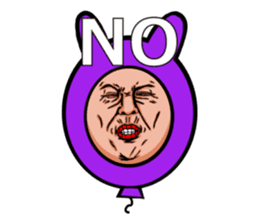 Balloon to annoy the people who saw. 3 sticker #216634