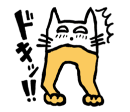 Tights-Cat sticker #217174