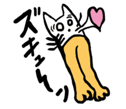 Tights-Cat sticker #217184