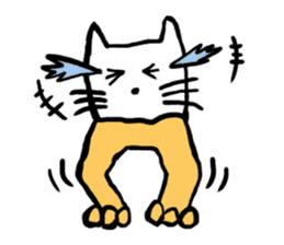 Tights-Cat sticker #217186
