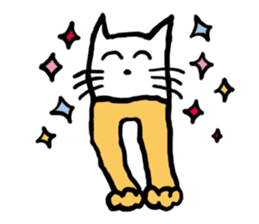 Tights-Cat sticker #217193