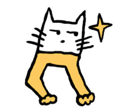 Tights-Cat sticker #217198