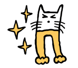 Tights-Cat sticker #217204