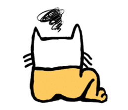 Tights-Cat sticker #217205