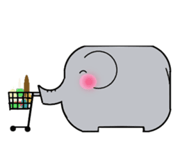 Elephant's Heart sticker #217306