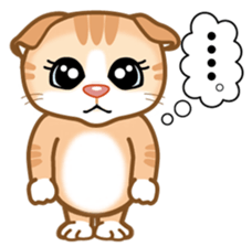 Pretty Cat Stamp sticker #217384