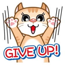 Pretty Cat Stamp sticker #217391