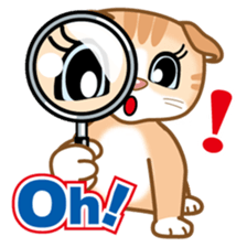 Pretty Cat Stamp sticker #217398