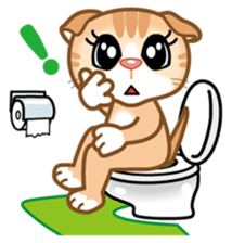 Pretty Cat Stamp sticker #217407