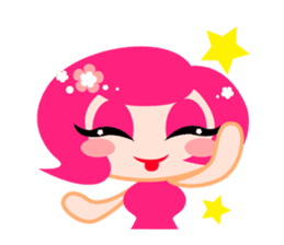Pinky Girl sticker #218020