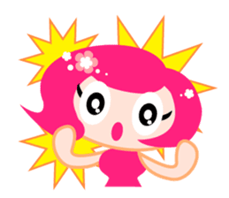 Pinky Girl sticker #218022