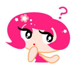 Pinky Girl sticker #218023