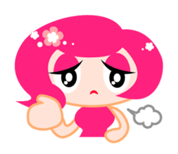 Pinky Girl sticker #218024