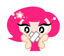 Pinky Girl sticker #218025