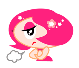 Pinky Girl sticker #218026