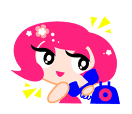 Pinky Girl sticker #218030